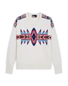 The Kooples Embroidered Crewneck Sweater