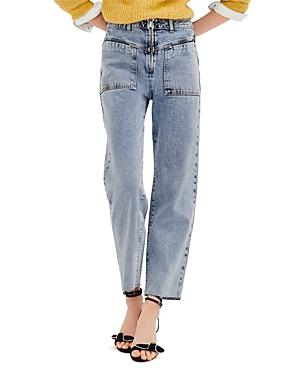 Ba & Sh Dare Straight Leg Jeans In Blue