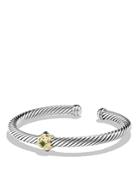 David Yurman Renaissance Bracelet With Chrome Diopside, Hampton Blue Topaz And 14k Gold