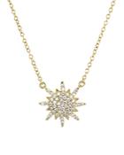 Aqua Sterling Silver Star Pendant Necklace 16 - 100% Exclusive