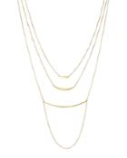 Moon & Meadow Triple Layer Bar Necklace In 14k Yellow Gold, 19 - 100% Exclusive