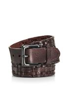 Frye Woven Leather Belt