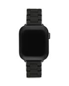 Michele Apple Watch Black Silicone Wrapped Interchangeable Bracelet, 38-42mm