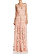 Avery G Floral Applique Gown - 100% Exclusive