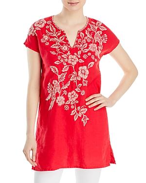 Johnny Was Abigail Linen Tunic Dress