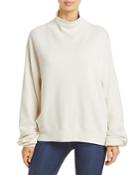 Frame Cotton Funnel Neck Sweatshirt