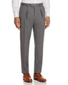 Hugo Boss Double Pleated Slim Fit Trousers