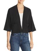 Eileen Fisher Cropped Open Cardigan