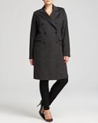 Mynt 1792 Plus Double Breasted Plaid Coat