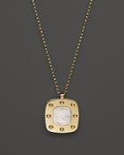 Roberto Coin 18k Yellow Gold And Mother Of Pearl Pois Moi Pendant Necklace, 17