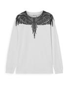 Marcelo Burlon Icon Wings Regular Fit Long Sleeve Tee