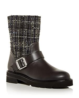 Stuart Weitzman Women's Ryder Lift Moto Boots