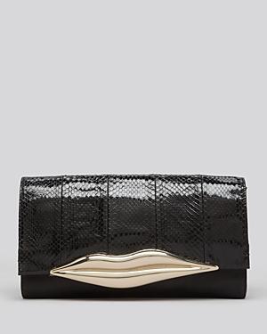 Diane Von Furstenberg Clutch - Flirty Snakeskin
