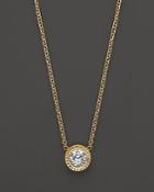 Diamond Pendant Necklace In 14k Yellow Gold, .25 Ct. T.w.