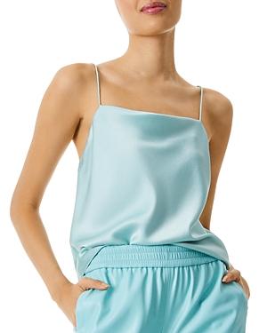Alice And Olivia Harmon Drape Slip Top