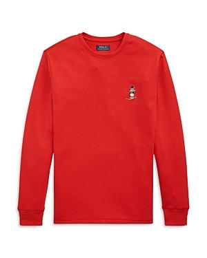 Polo Ralph Lauren Embroidered Waffle Knit Long Sleeve Tee