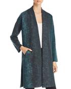 Eileen Fisher Abstract Print Kimono Coat