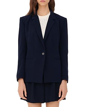 Maje Vebs Single Button Blazer