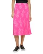 Dkny Pleated Floral Print Midi Skirt