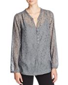 Nydj Helen Sparkle Embroidered Blouse