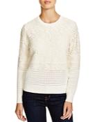 Tory Burch Lace Applique Sweater