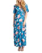 Nom Maternity Landon Floral-print Maxi Nursing Dress