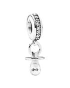 Pandora Dangle Charm - Sterling Silver & Cubic Zirconia Pacifier, Moments Collection