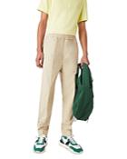 Lacoste Twill Water Resistant Tapered Regular Fit Drawstring Pants