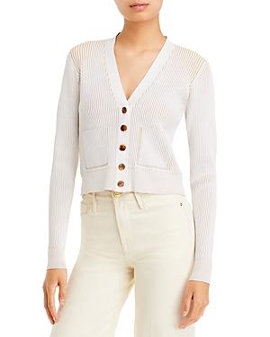 Anine Bing Layla Ribbed Button Cardigan