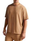 Ted Baker Dalas Cotton Blend Embroidered Magnolia Graphic Tee