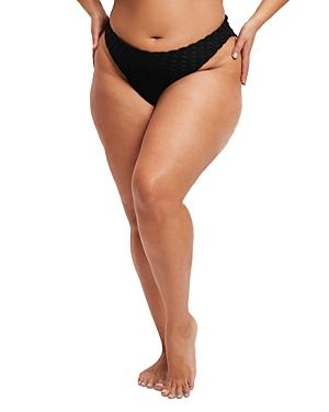 Good American Jacquard Low Rise Bikini Bottom