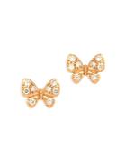 Bloomingdale's Diamond Butterfly Stud Earrings In 14k Rose Gold, 0.20 Ct. T.w. - 100% Exclusive