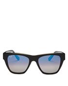 Maui Jim Unisex Ekolu Polarized Square Sunglasses, 54mm
