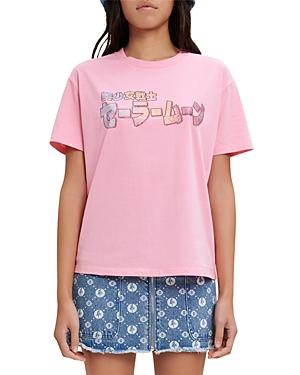Maje X Sailor Moon Tailormoon Rhinestone Graphic Tee