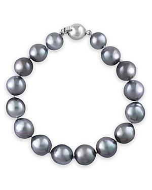Bloomingdale's Tahitian Pearl Bracelet In 18k White Gold - 100% Exclusive