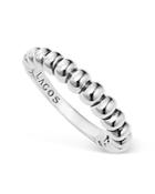 Lagos Sterling Silver Fluted Stacking Ring