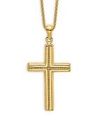 Bloomingdale's Beaded Cross Pendant Necklace In 14k Yellow Gold, 20 - 100% Exclusive