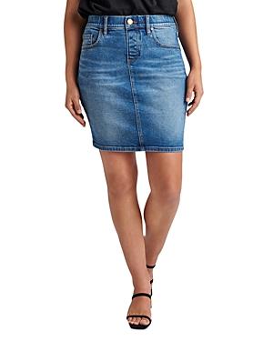 Jag Jeans Valentina Denim Pull On Skirt In Atlanta Blue