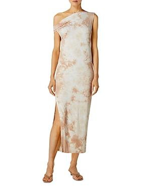 Enza Costa Exposed Shoulder Midi Dress