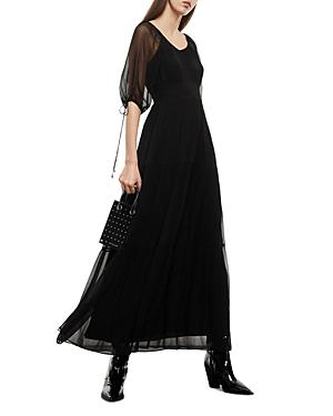 The Kooples Smocked Maxi Dress