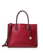 Michael Michael Kors Mercer Large Contrast Leather Tote