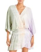 Surf Gypsy Tie Dye Kimono Top Swim Cover Up