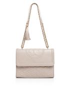 Tory Burch Fleming Convertible Leather Shoulder Bag