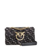 Pink Lady Puff Mini Jacquard Love Bag