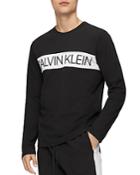 Calvin Klein Statement Lounge Long-sleeve Crewneck Tee