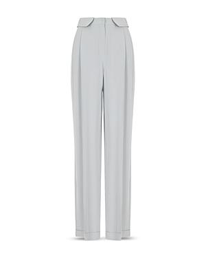 Emporio Armani Chevron Cuffed Pants