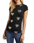 Ted Baker Yyinsie Heart Foiled Fitted Tee