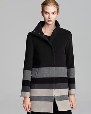 Max Mara Studio Pirenei Stripe Coat