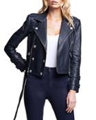 L'agence Billie Belted Leather Jacket