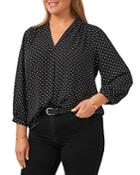 Vince Camuto Poetic Dots Blouse